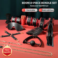 BDSM Bondage 10-Piece Adult Sex Toys Plush Set Elevate Your Sensual Adventures with Our Premium BDSM Bondage Set!