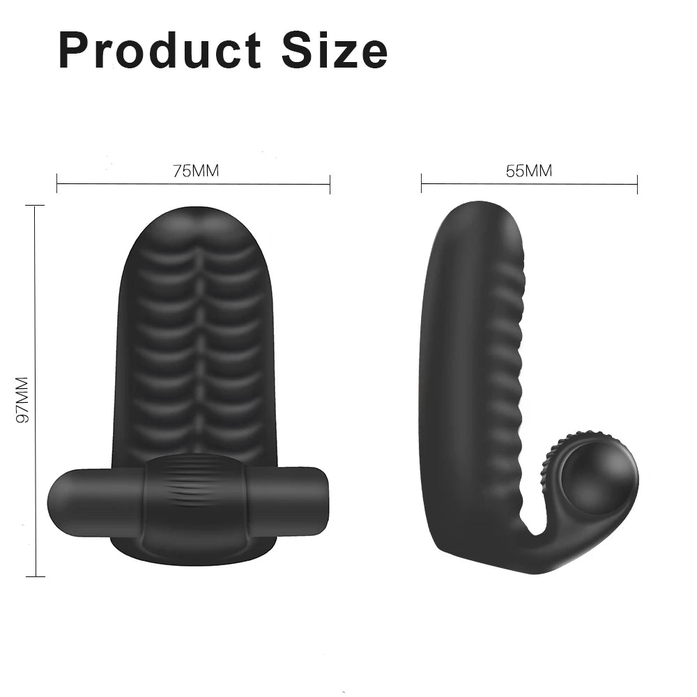 Premium Finger Sleeve Vibrator – G-Spot & Clitoral Massager for Intense Pleasure | Discreet Adult Toy for Women & Couples