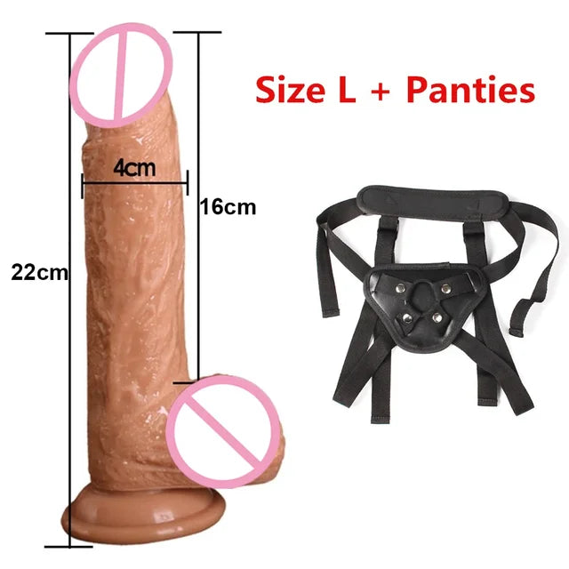 Adult Sex Toys: 7 and 8 Inch Huge Realistic Dildo with Suction Cup