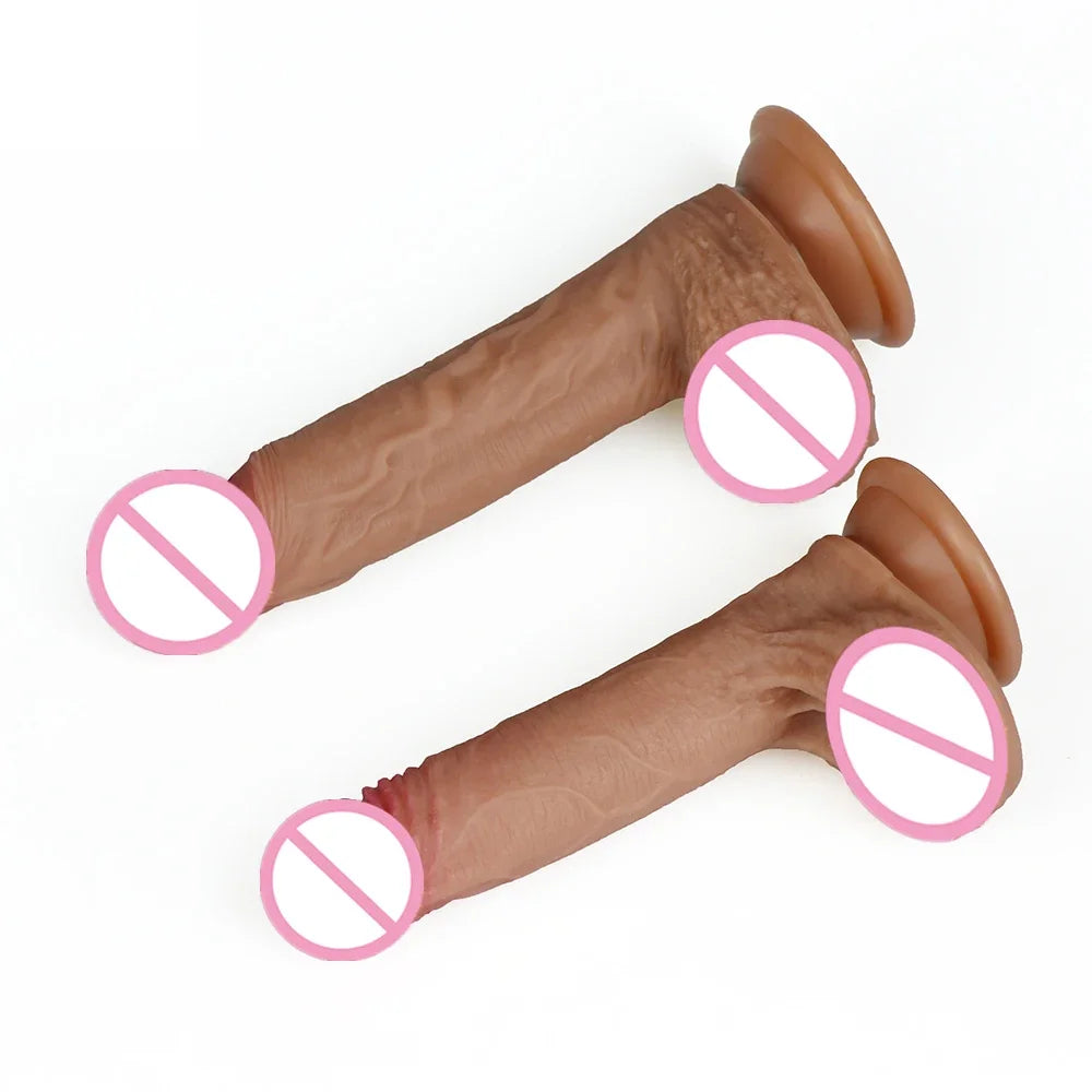 Adult Sex Toys: 7 and 8 Inch Huge Realistic Dildo with Suction Cup