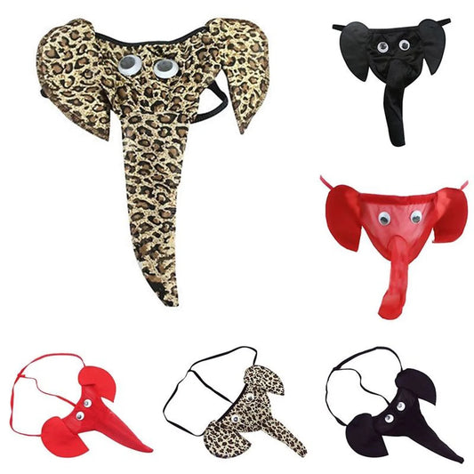 Sexy Elephant G-Strings Underwear for Men - SM Bondage Role Play Sex Toys