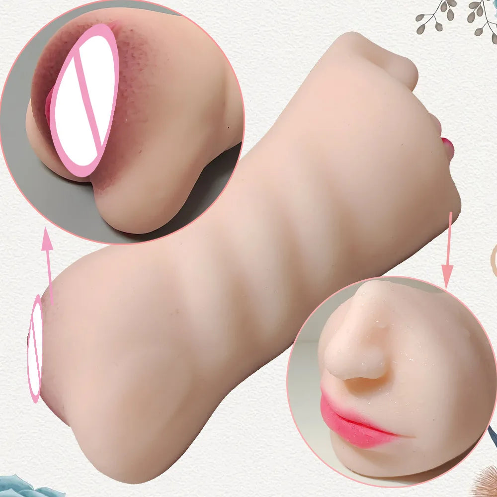 Premium Male Masturbator Cup – Realistic Pocket Pussy for Intense Pleasure – Adult Sex Toys for Men (18+)