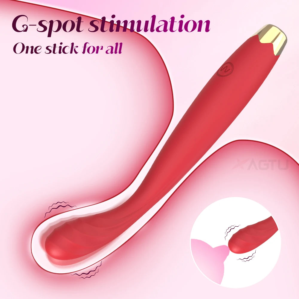 Powerful Beginner G-Spot Vibrator for Women: Nipple, Clitoris, and Anal Stimulator