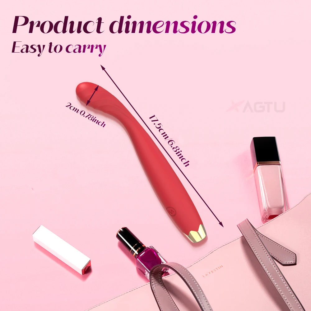 Powerful Beginner G-Spot Vibrator for Women: Nipple, Clitoris, and Anal Stimulator