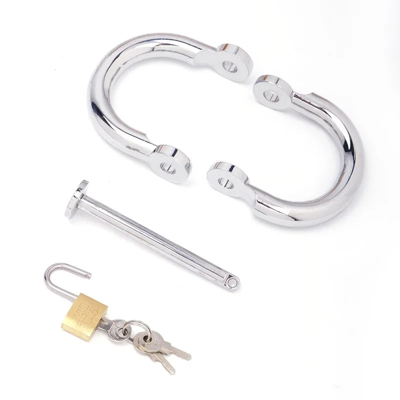 Metal Handcuffs BDSM Toys for Couples - Erotic Bondage Restraints