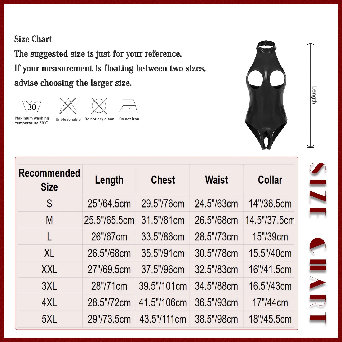 Open Bra & Crotch Lingerie – Seductive Lace Bodysuit Cutout Patent Leather Bodysuit Halter Neck Backless Lingerie