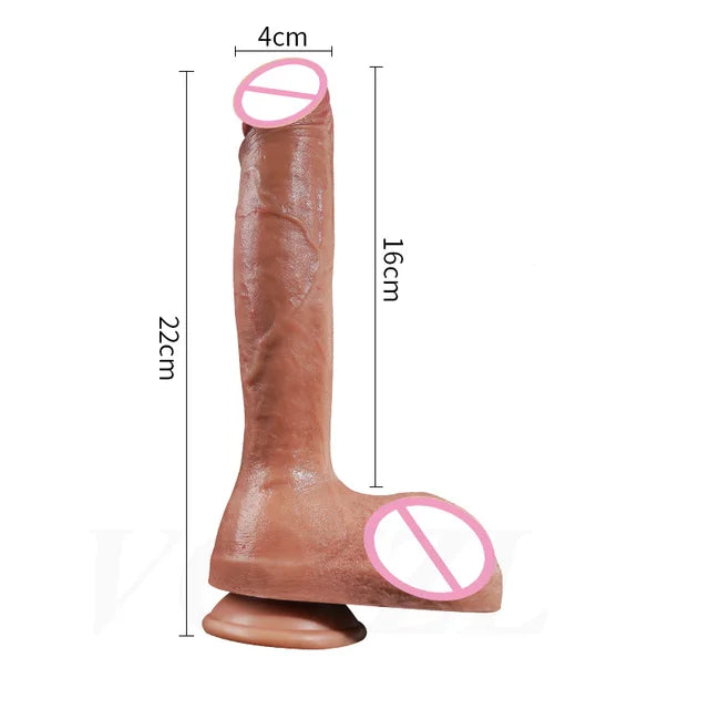 Super Long and Soft Skin Feeling Dildo Realistic Penis Sexy Female Masturbator Dildos for Women