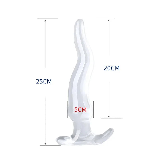 Transparent Big Dildos for Women Vagina Stimulator Anal Plug Artificial Animal Penis Female Masturbator Sex Toy Men Butt Dilator