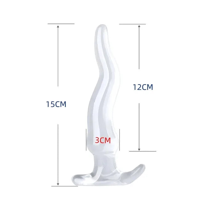 Transparent Big Dildos for Women Vagina Stimulator Anal Plug Artificial Animal Penis Female Masturbator Sex Toy Men Butt Dilator