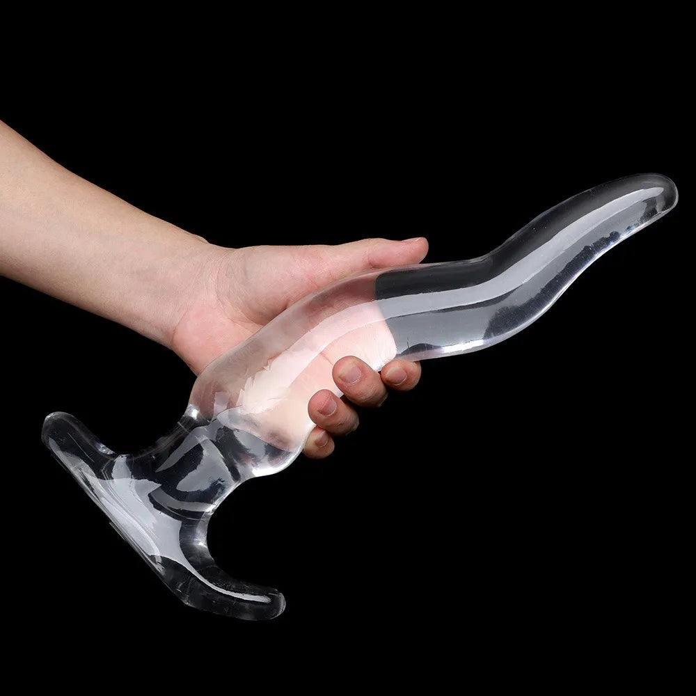 Transparent Big Dildos for Women Vagina Stimulator Anal Plug Artificial Animal Penis Female Masturbator Sex Toy Men Butt Dilator