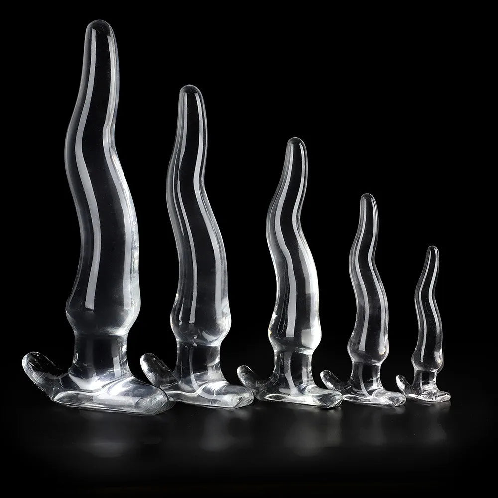 Transparent Big Dildos for Women Vagina Stimulator Anal Plug Artificial Animal Penis Female Masturbator Sex Toy Men Butt Dilator